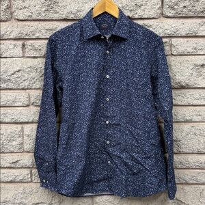 Paul & Shark Navy Speckled Casual Shirt